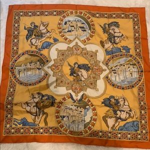 Authentic Hermès silk scarf